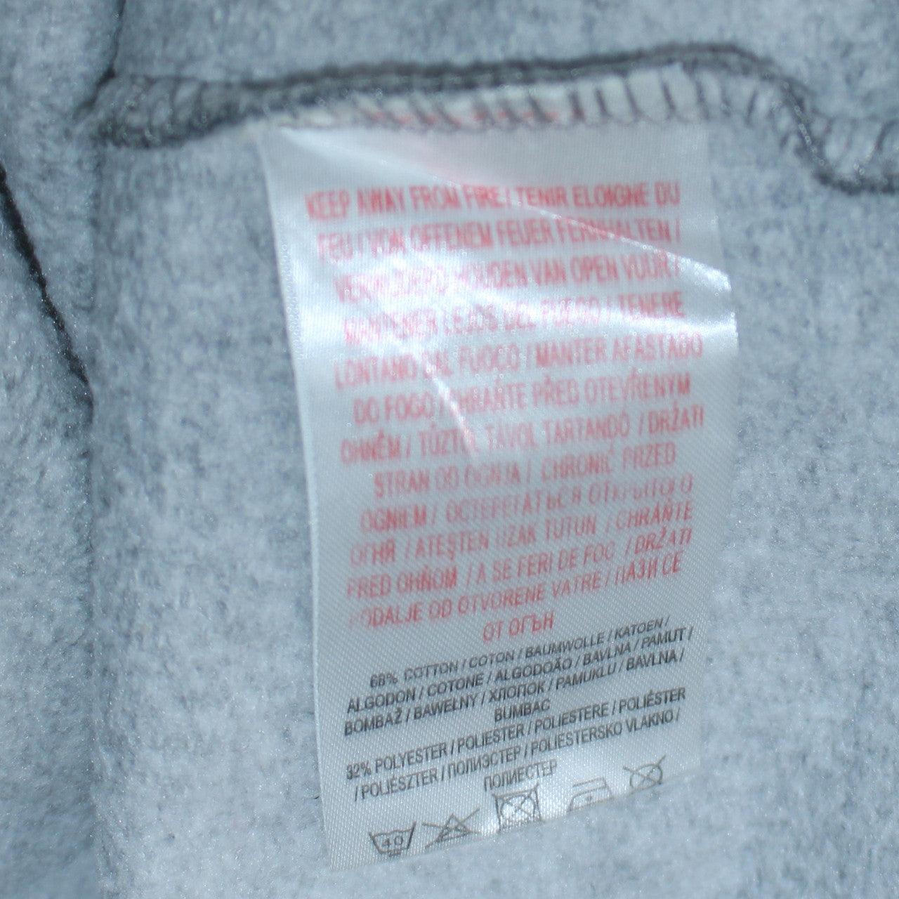 Vans Men's Grey Crew Neck Pullover Sweatshirt M Regular Fit