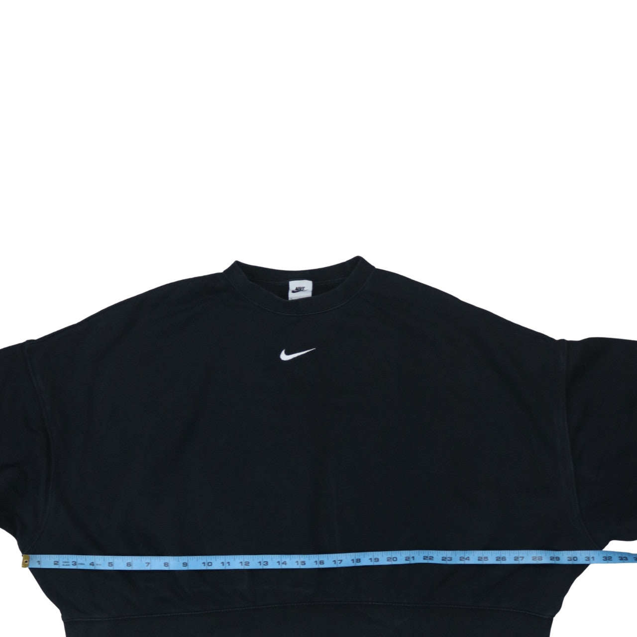 Nike Women Black XL Pullover Sweatshirt Crew Neck Logo Sportswear