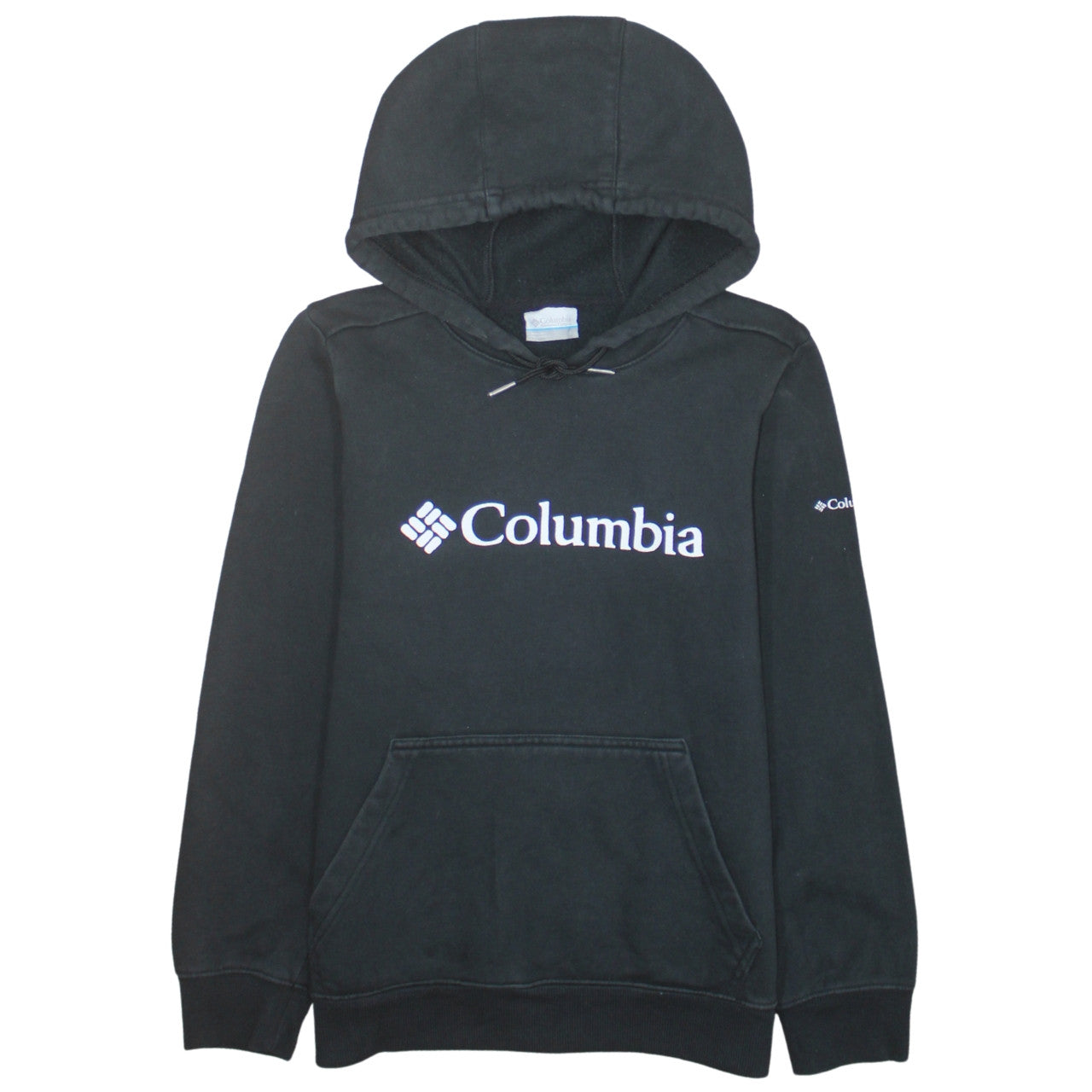 Columbia Men Black Pullover Hoodie Size S Fleece Outdoor