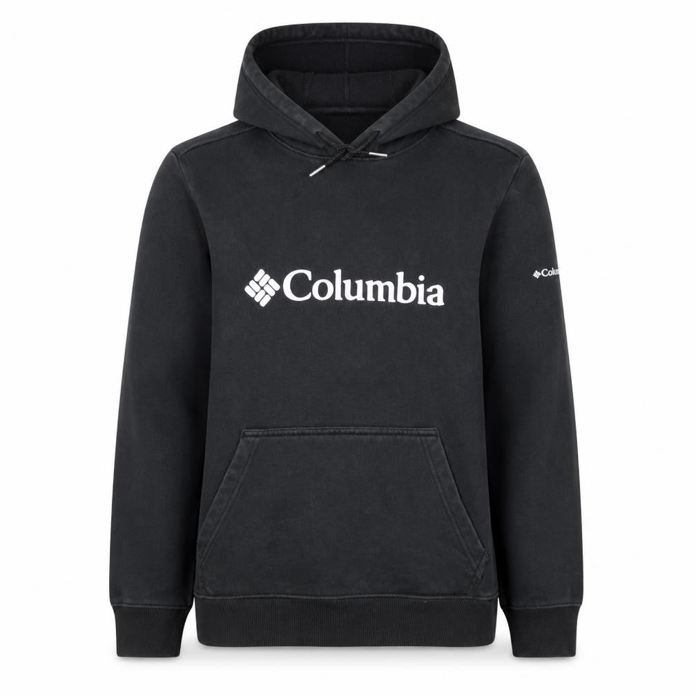 Columbia Men Black Pullover Hoodie Size S Fleece Outdoor