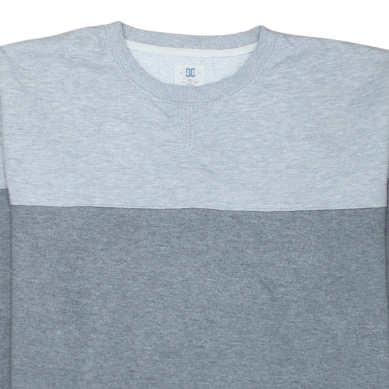 DC Shoes Men’s Grey 2XL Crew Neck Pullover Sweatshirt