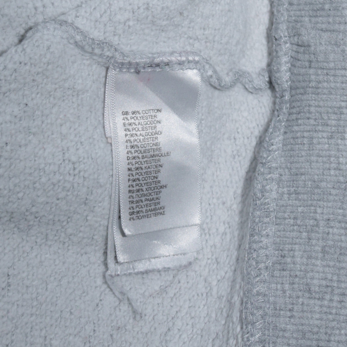 The North Face Boys Grey XL Pullover Hoodie Fleece Lined Logo Sweatshirt