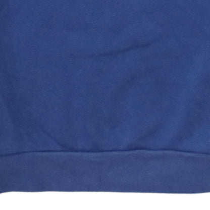 Additional view of Adidas boys’ blue crew neck pullover fleece sweatshirt 13-14 years