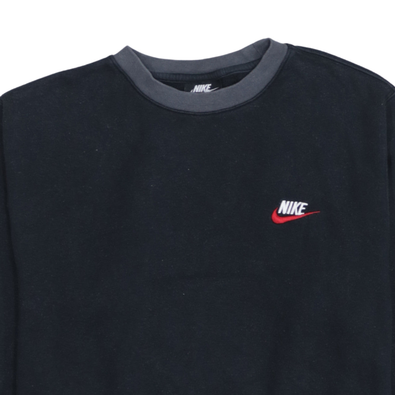 Nike Men's Black Small Crew Neck Pullover Sweatshirt
