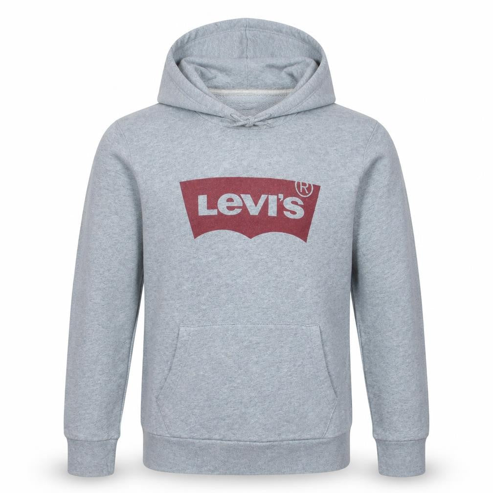 Levi's Men's Grey Logo Pullover Hoodie Size M Classic Fit