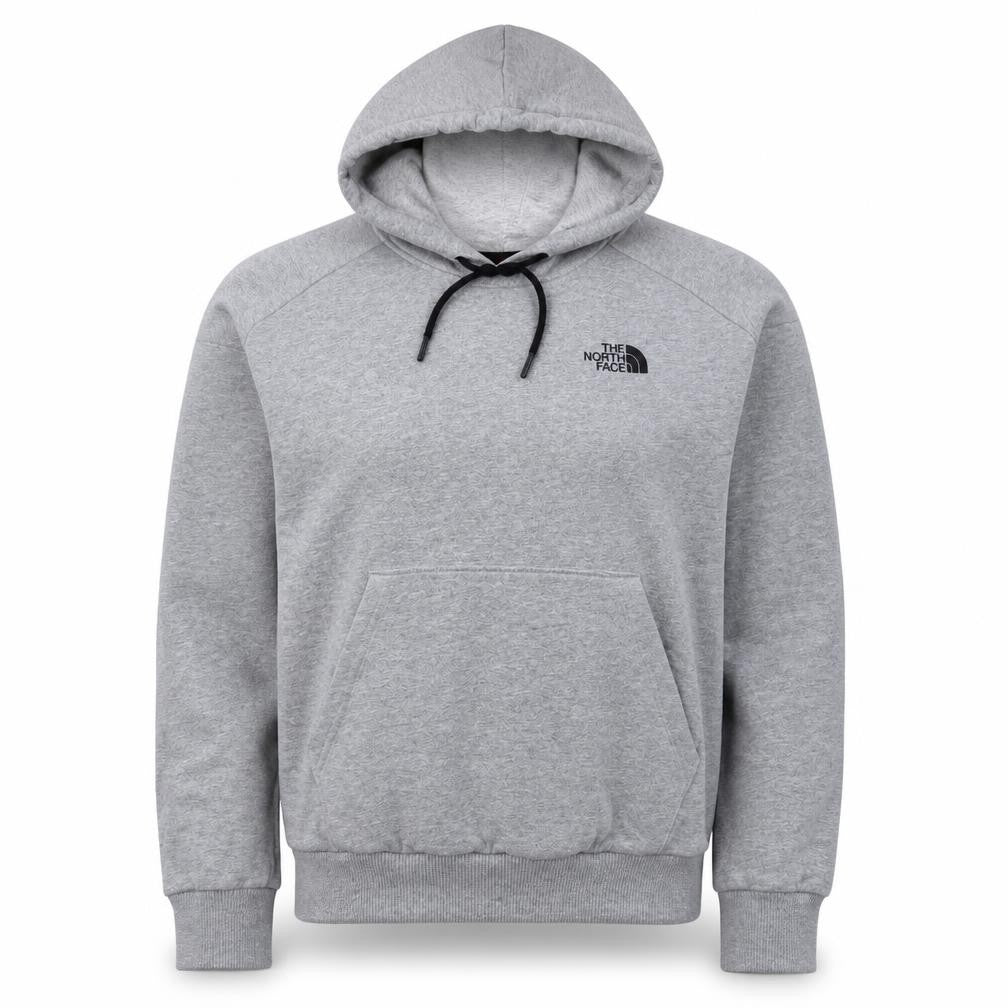 The North Face Womens Grey Pullover Hoodie Small Cotton Blend