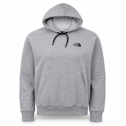 The North Face Womens Grey Pullover Hoodie Small Cotton Blend