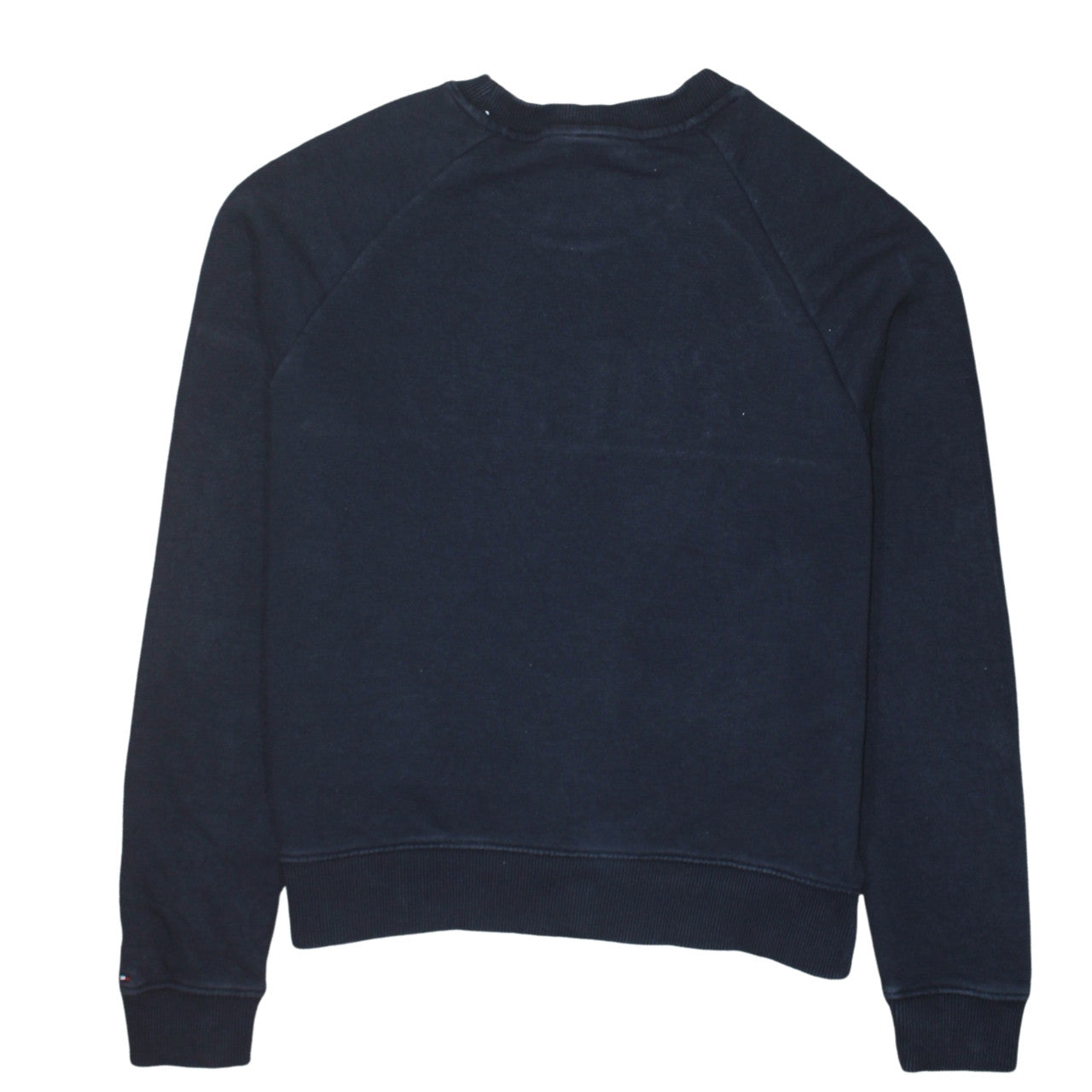 Tommy Hilfiger Women's Navy Blue Pullover Sweatshirt M Embroidered Logo