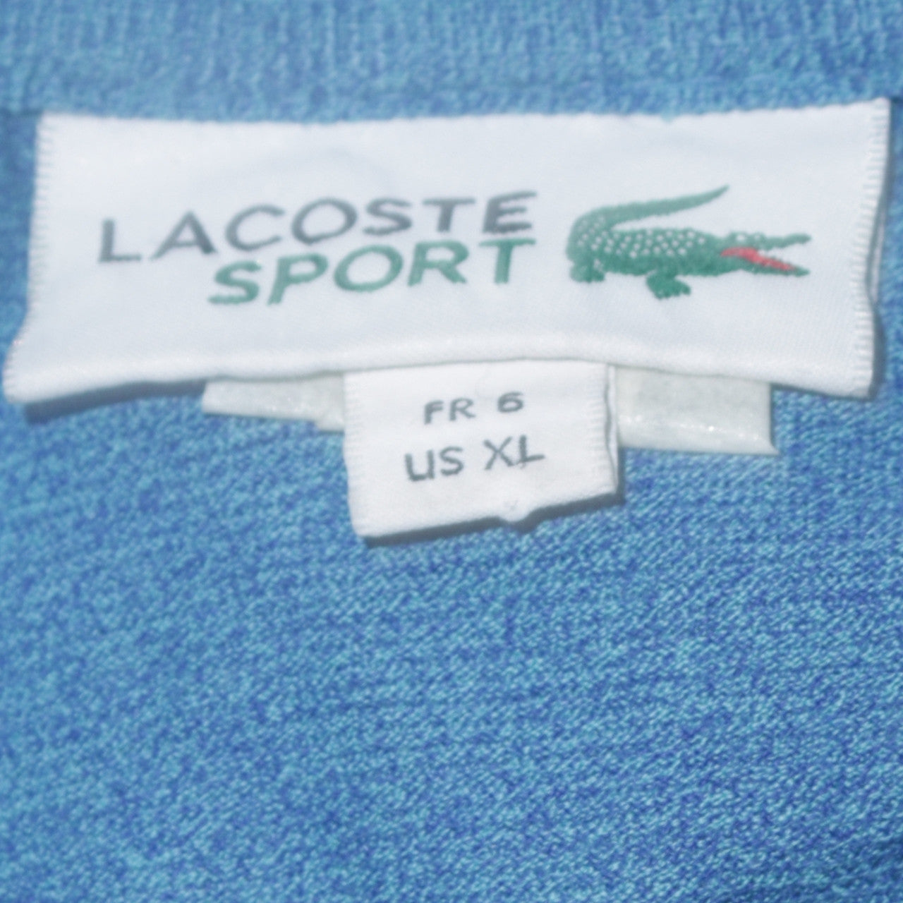 Lacoste Sport Men's Blue Cotton Polo Shirt XL Regular Fit