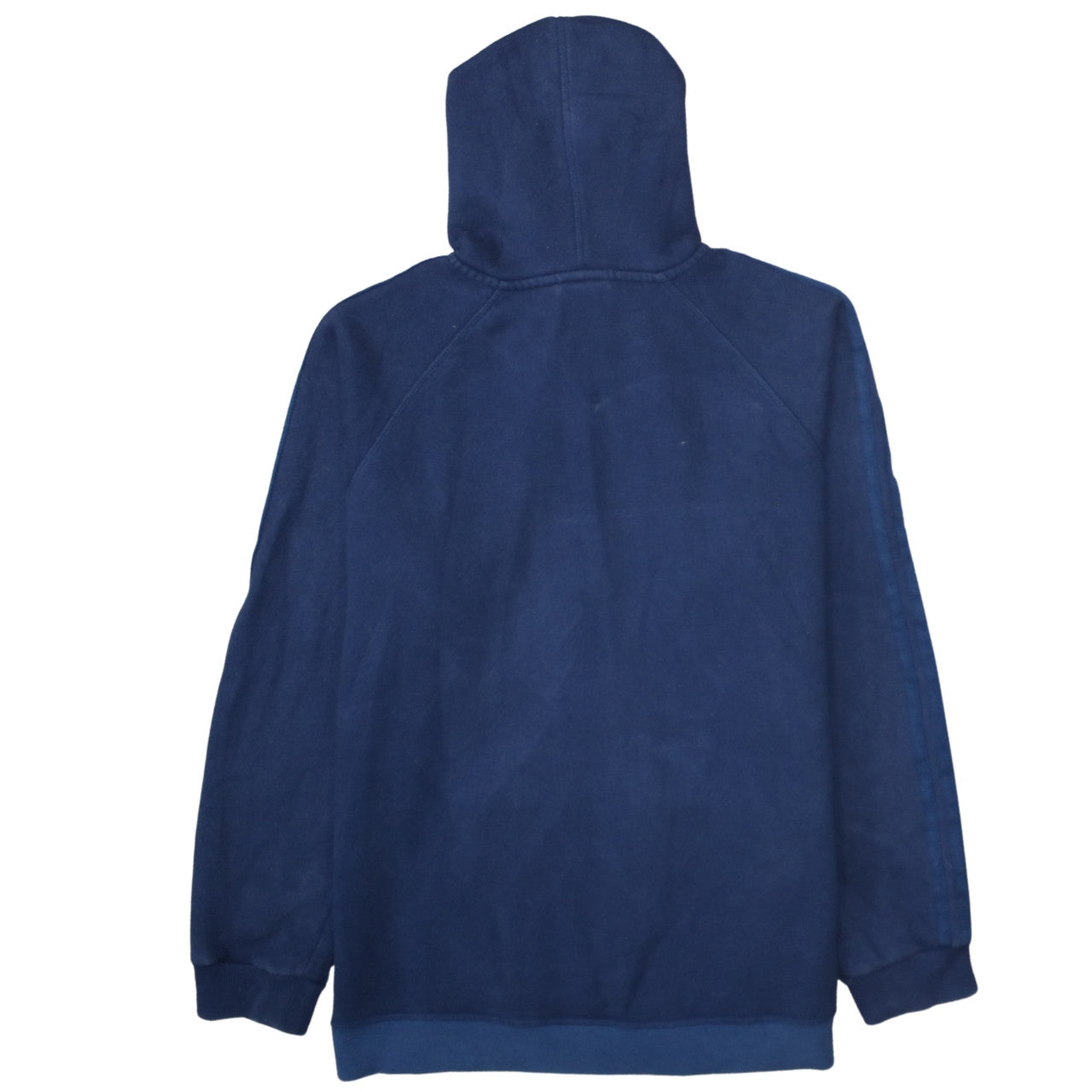Adidas Men Blue Full Zip Hoodie XL Fleece Sportswear