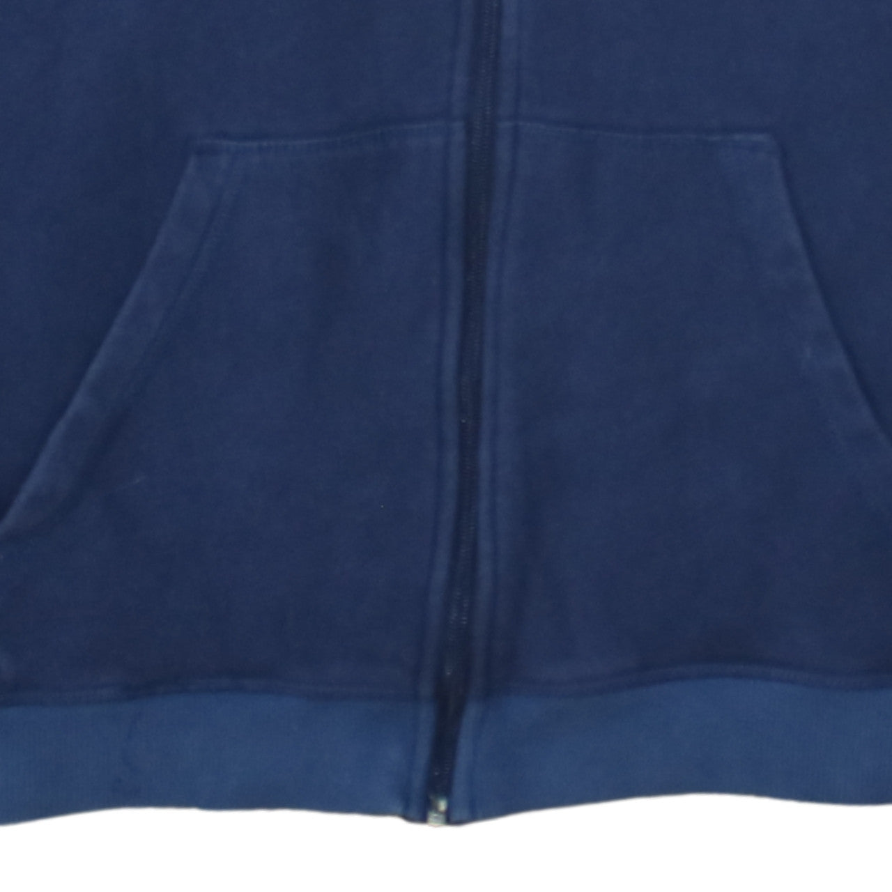 Adidas Men Blue Full Zip Hoodie XL Fleece Sportswear
