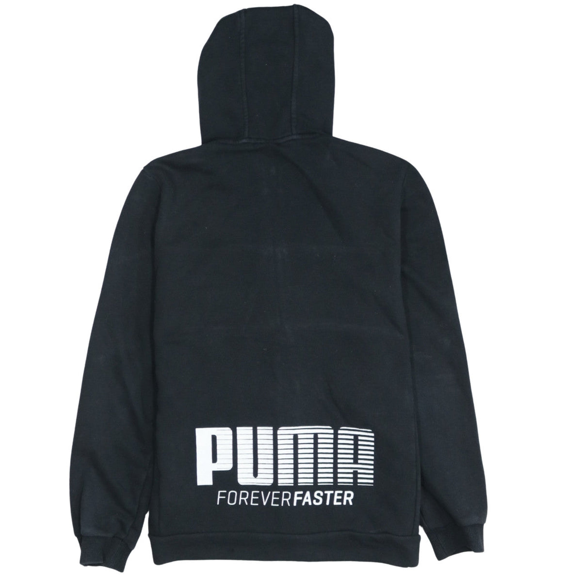 Puma Boys Black Full Zip Hoodie 13-14 Years Fleece Sportswear
