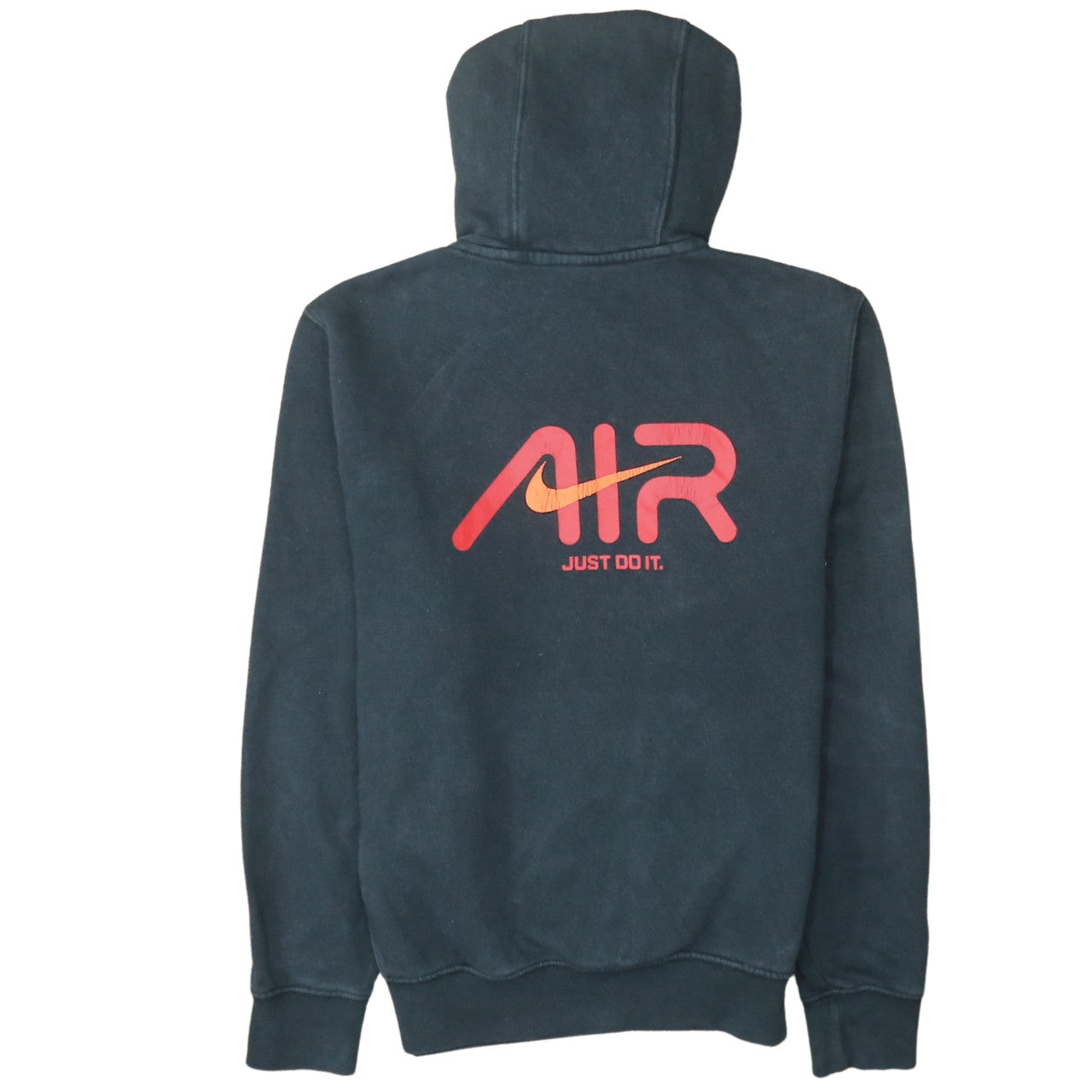 Nike Men’s Black XS Pullover Hoodie with Red Logo - Sports Fleece