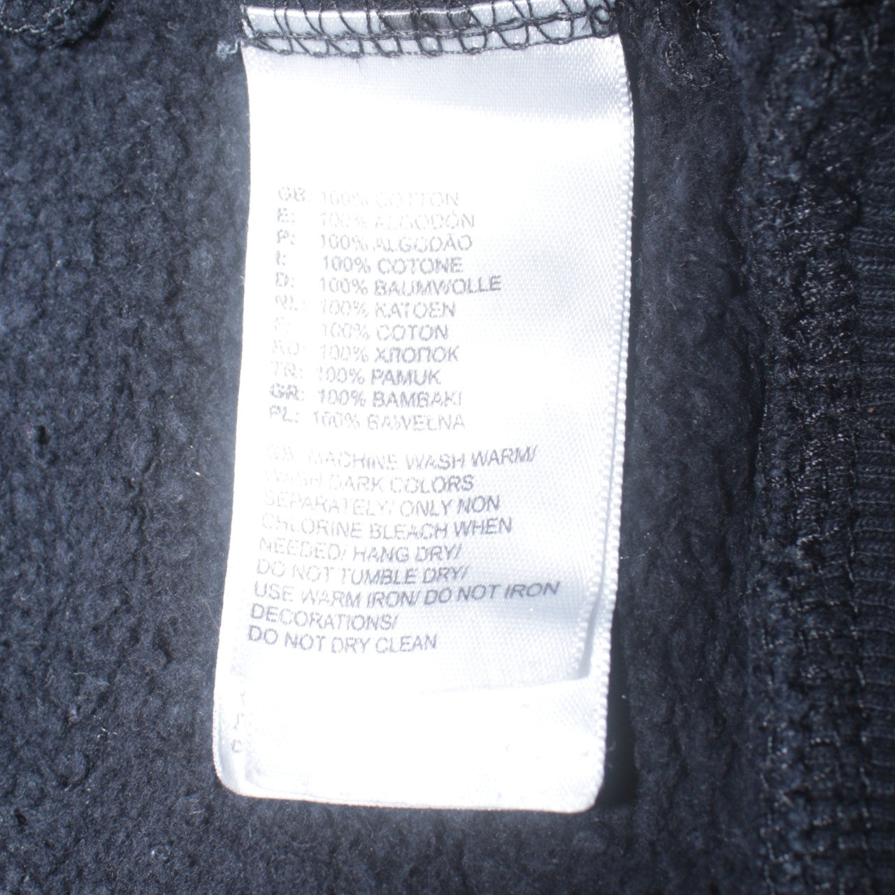 The North Face Men’s Black Pullover Hoodie Size S Cotton Fleece Outdoor