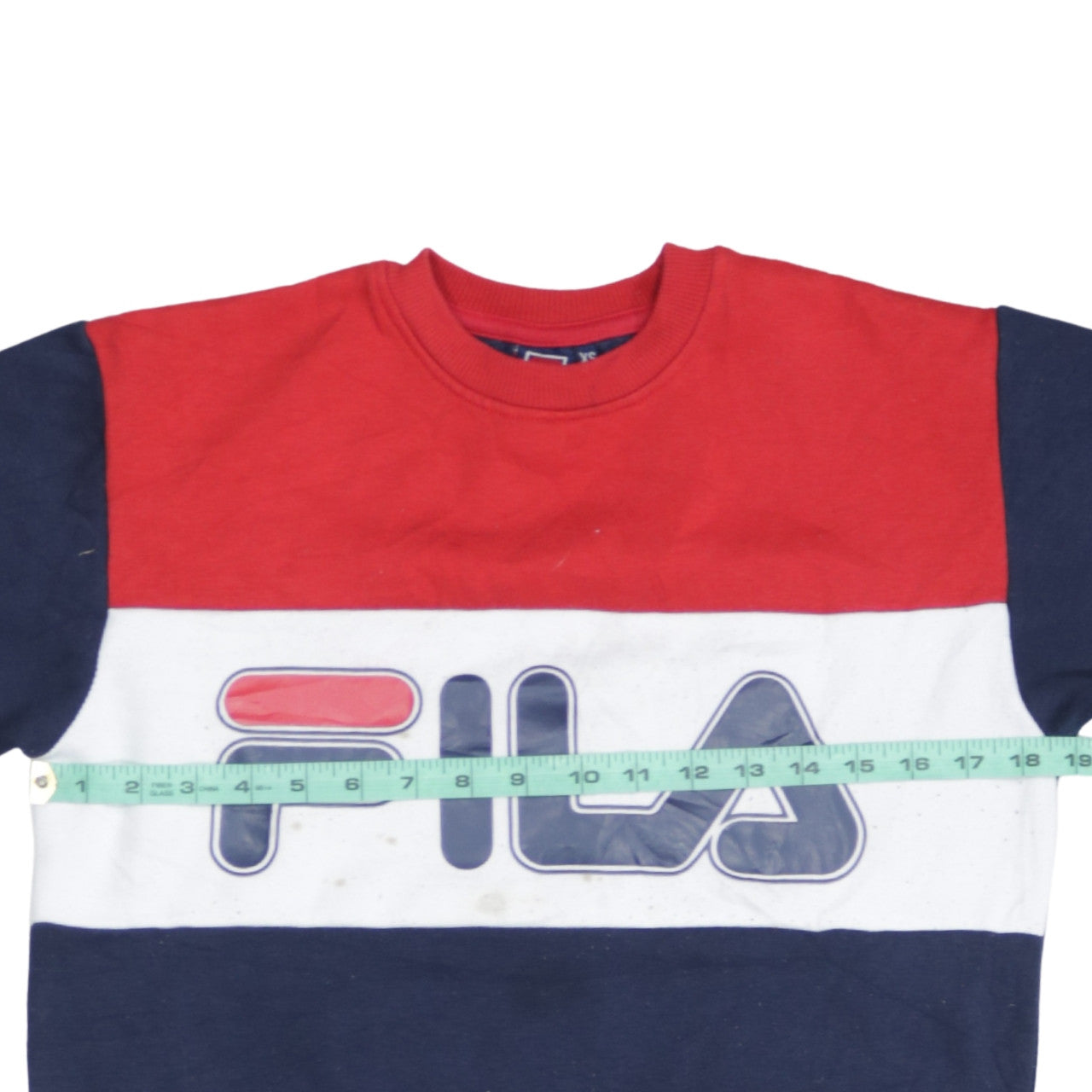 FILA Men's Multicoloured XS Pullover Sweatshirt with Logo Design