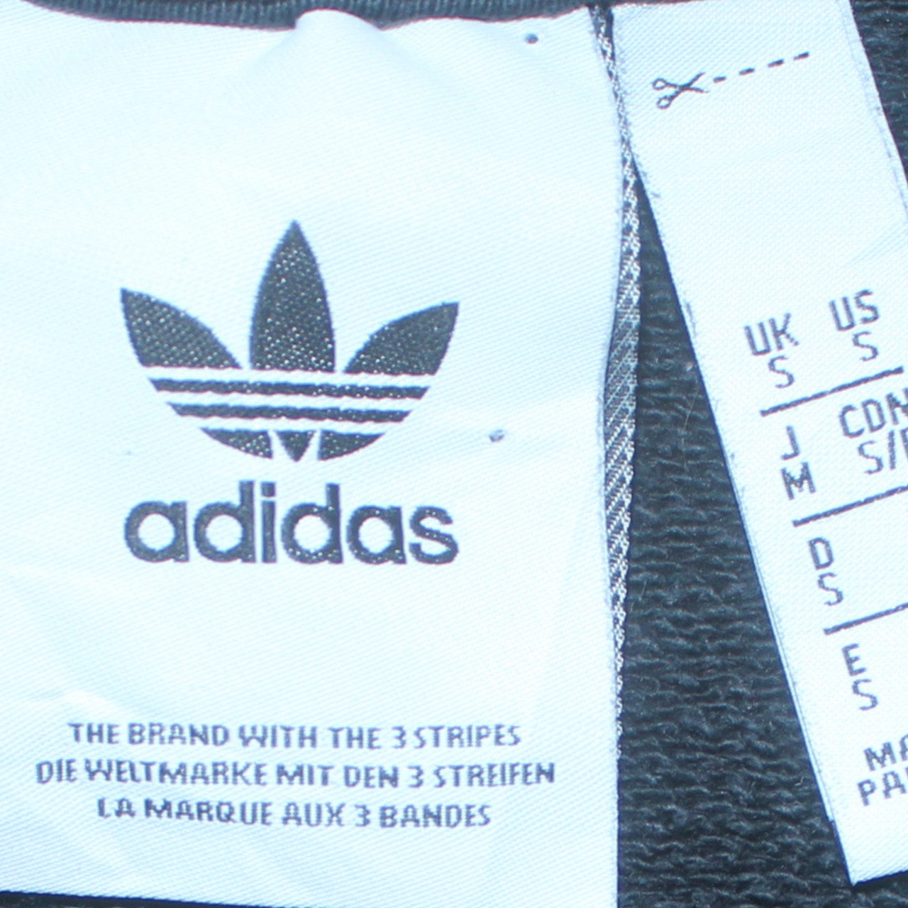 Adidas Men's Black Crew Neck Logo Sweatshirt Size S