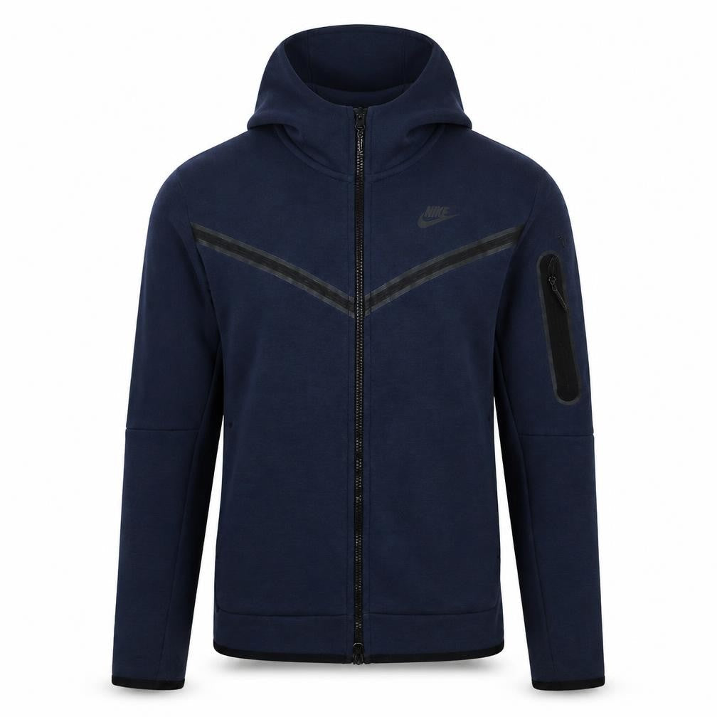 Nike Men's Blue Full Zip Hoodie Size S Lightweight Sportswear
