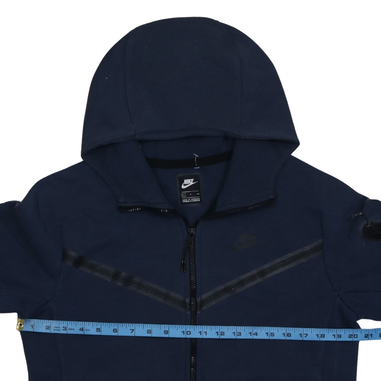 Nike Men's Blue Full Zip Hoodie Size S Lightweight Sportswear
