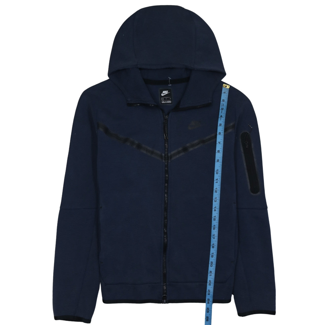 Nike Men's Blue Full Zip Hoodie Size S Lightweight Sportswear