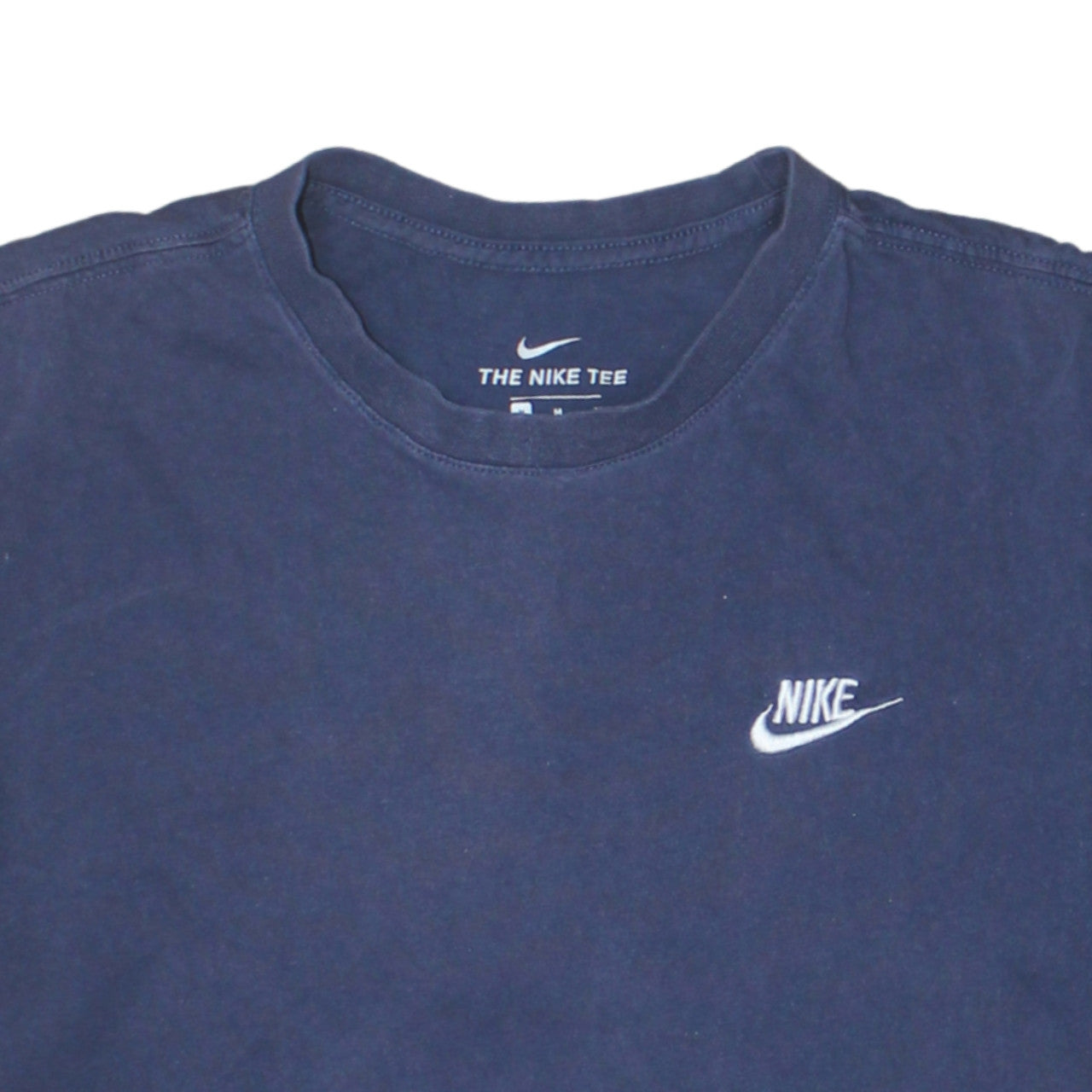 Nike Men's Blue Crew Neck Short Sleeve Cotton T-Shirt M