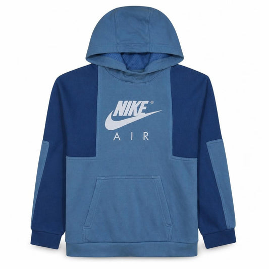 Nike Boys Blue XL Pullover Hoodie Fleece Sweatshirt Logo Hooded Jumper