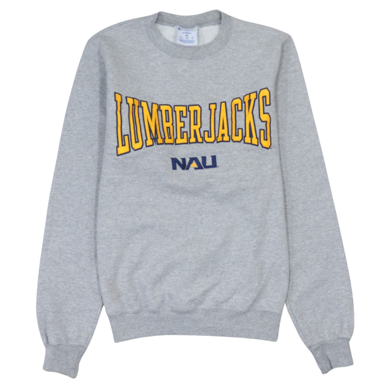 Champion Men's Grey Lumberjacks NAU Pullover Sweatshirt XS