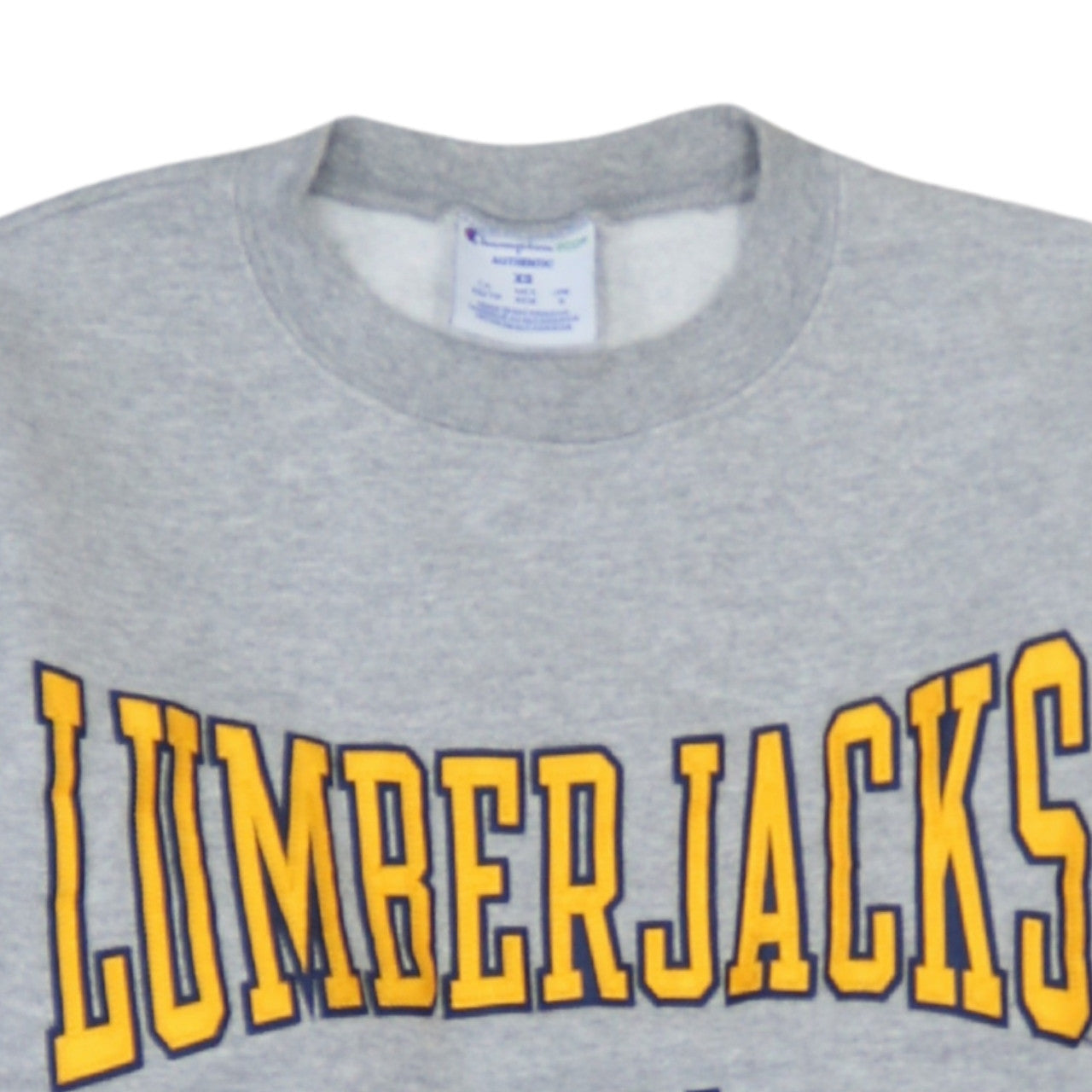 Champion Men's Grey Lumberjacks NAU Pullover Sweatshirt XS
