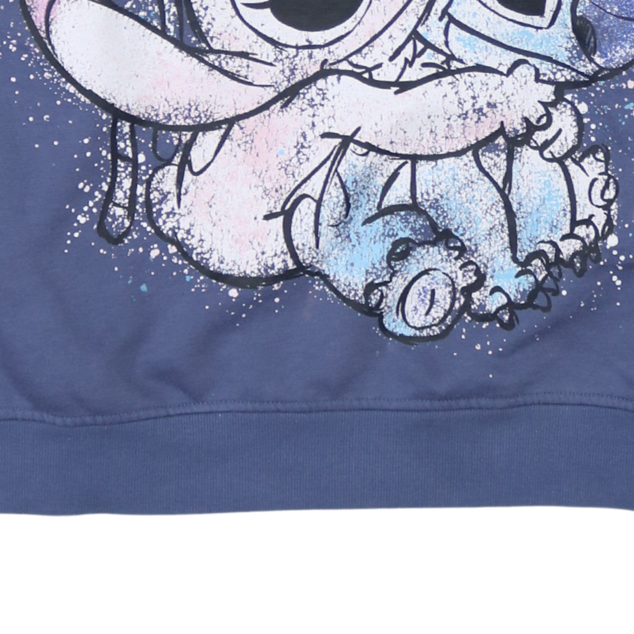 Disney Primark Women Blue Stitch & Angel Sweatshirt UK 10/12 S