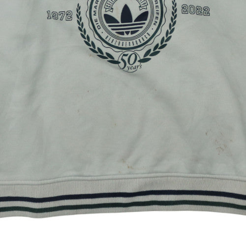 Adidas Originals Womens Beige Hoodie UK 14 Pullover 50 Years Edition