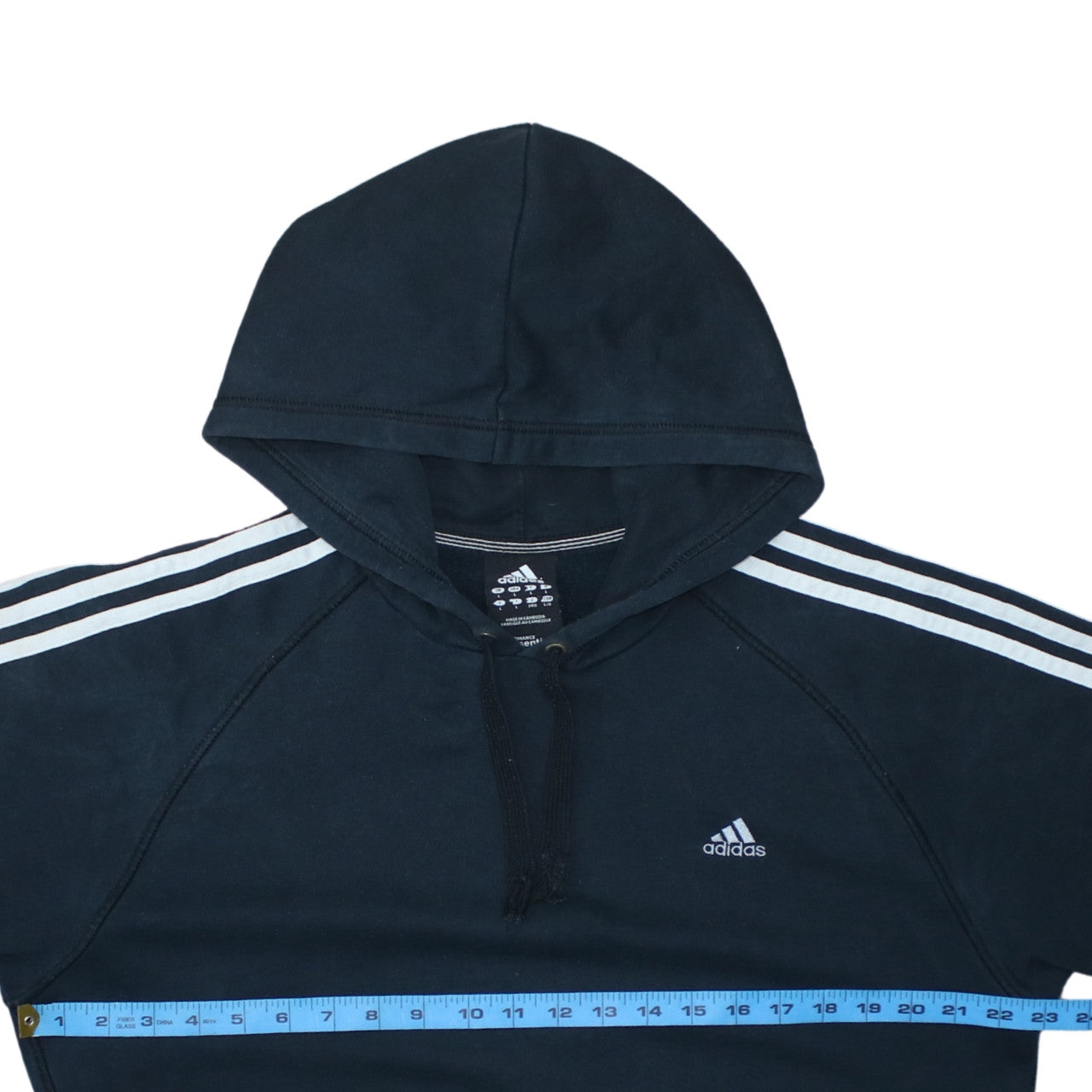 Adidas Men's Blue Pullover Hoodie Size L Sports Fleece