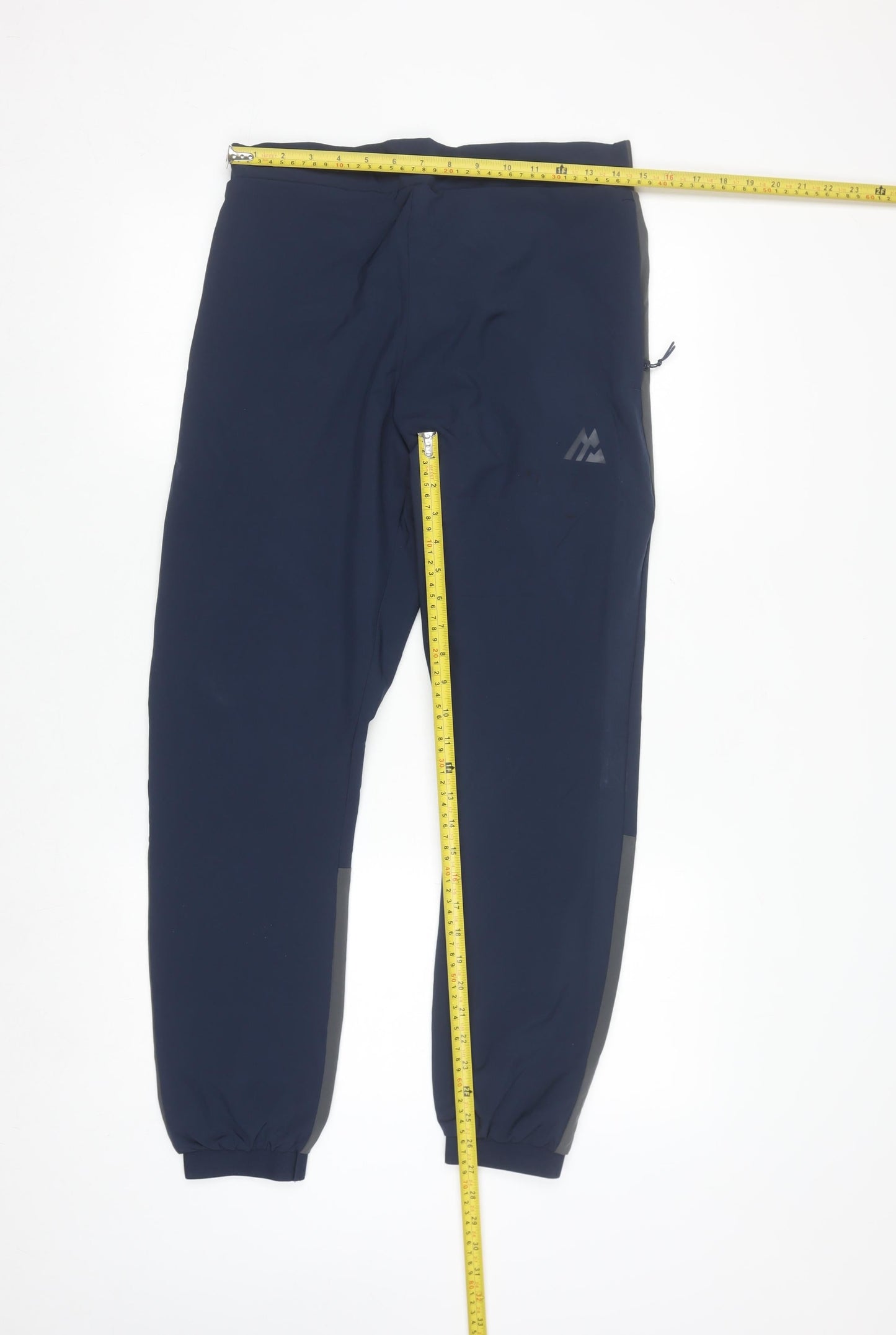 Montirex Men's Navy Jogger Trousers Size S Elastic Waist