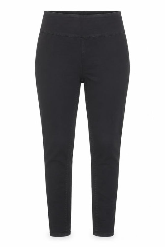Pieces Women's Black High Waist Slim Jeggings Size L