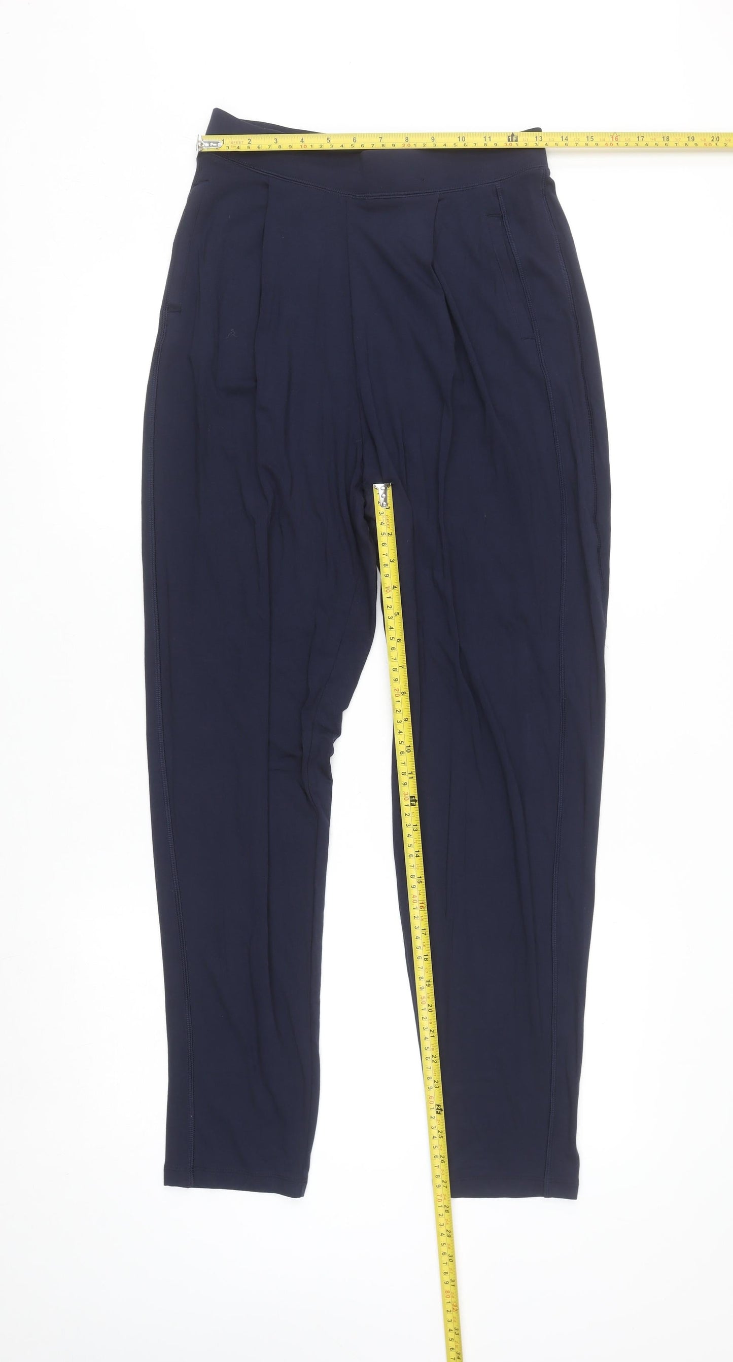 Marks and Spencer Women Navy Size 8 Long Viscose Stretch Leggings