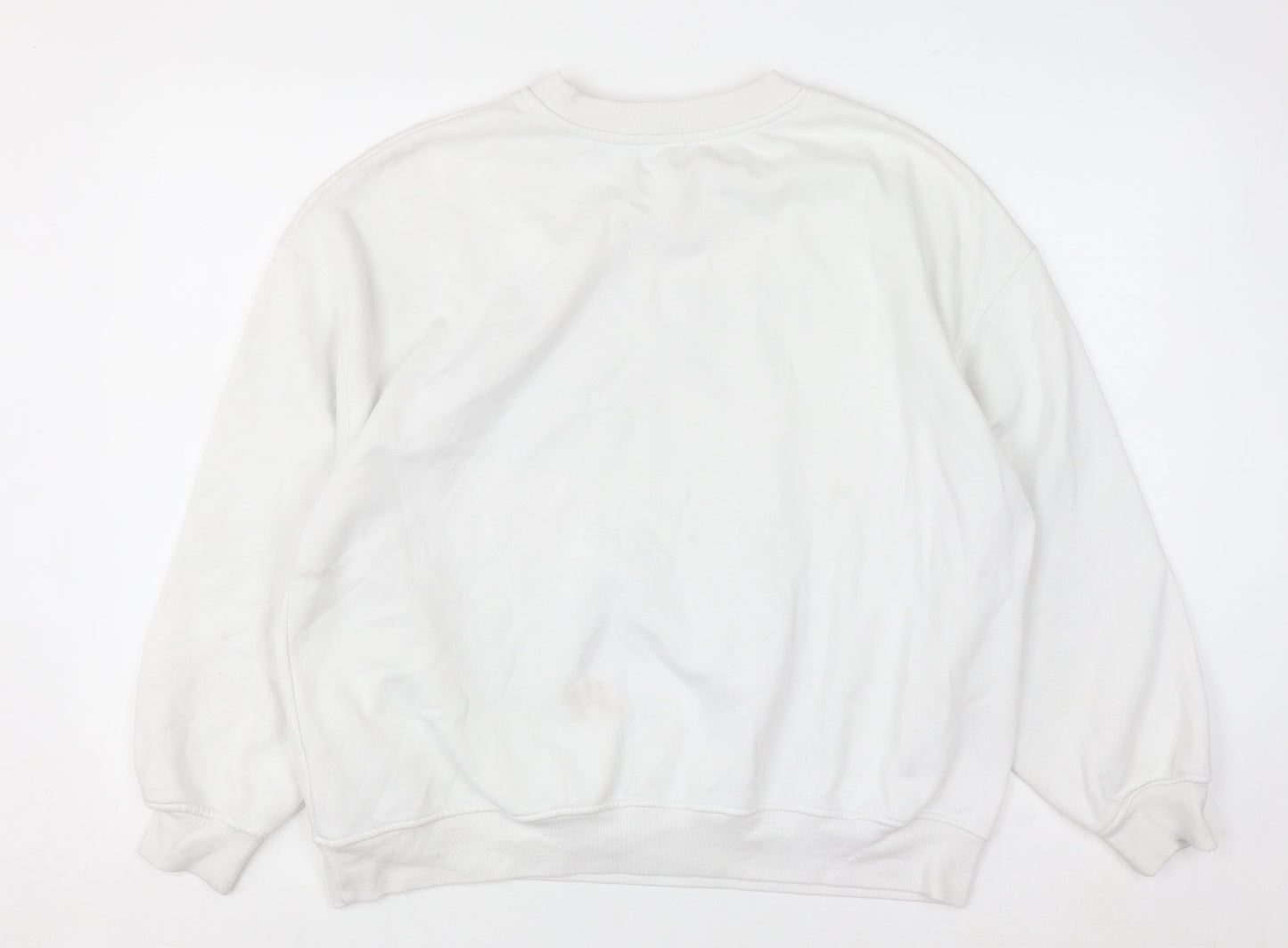 Dunnes Women White New York City Graphic Pullover Sweatshirt Size L