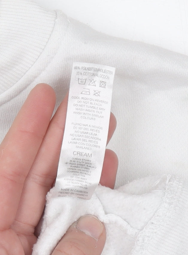 Dunnes Women White New York City Graphic Pullover Sweatshirt Size L