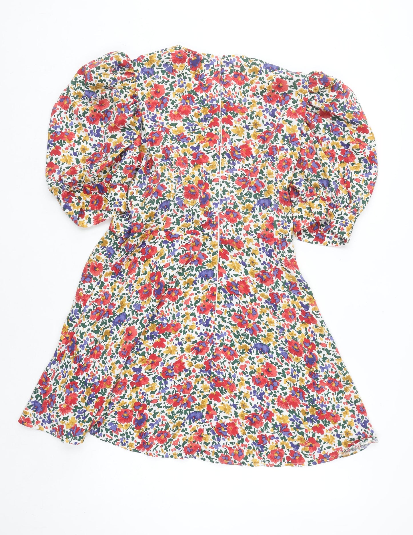 Girl In Mind Women’s Multicoloured Floral Wrap Dress Size 14