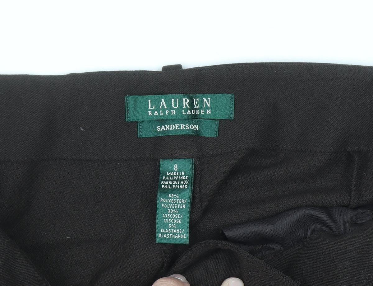 Ralph Lauren Women's Black Dress Pants Size 8 Straight Leg