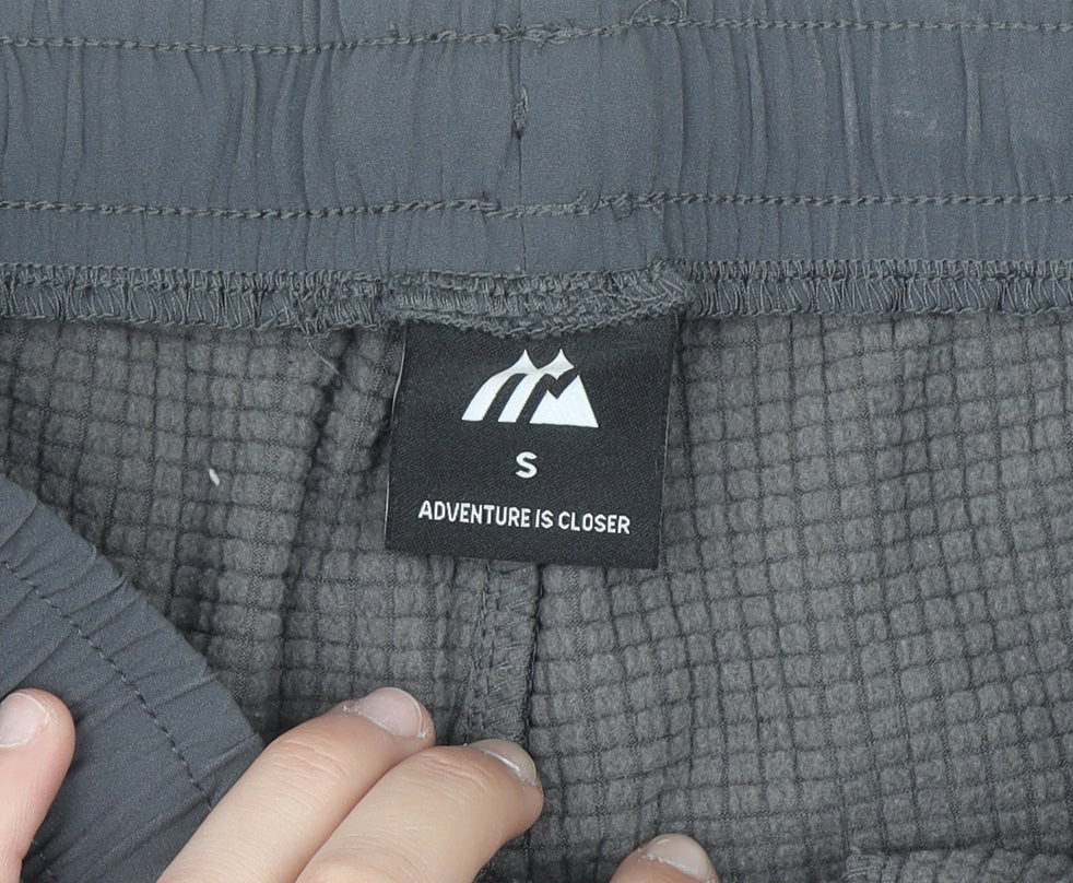 Montirex Men's Grey Summit Poly Jogger Trousers Size S