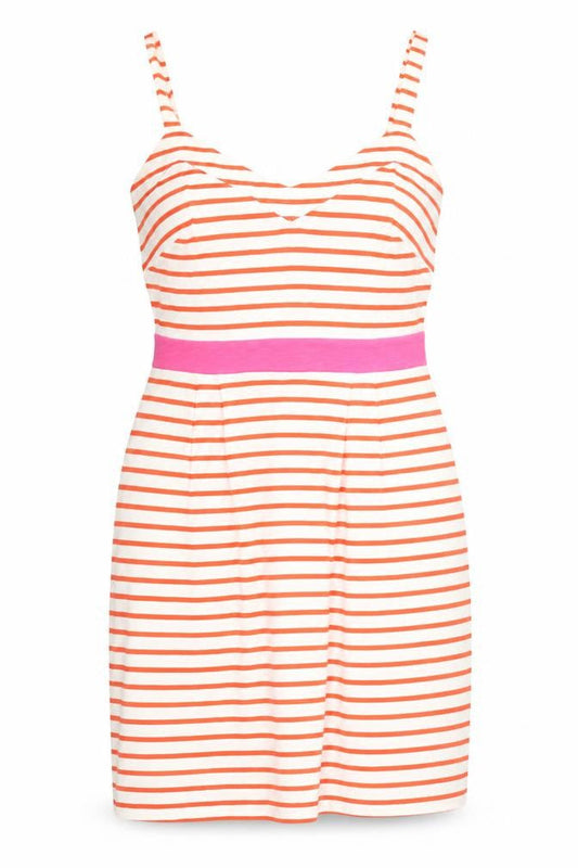 Boden Women’s Multicoloured Striped Cotton Tank Dress Size 8