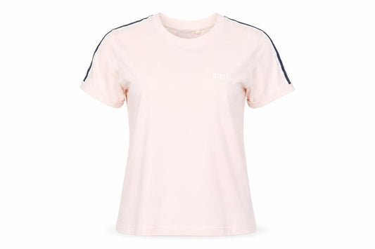 Diesel Womens Pink Slim Fit Short Sleeve T-Shirt Size S