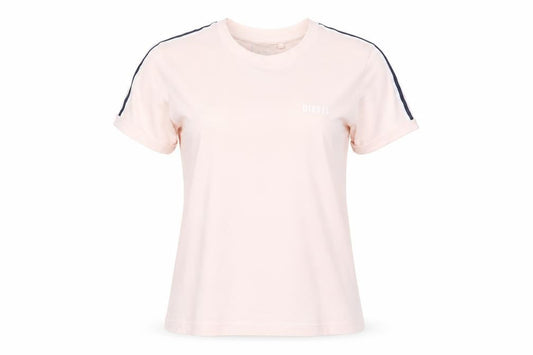 Diesel Womens Pink Slim Fit Short Sleeve T-Shirt Size S