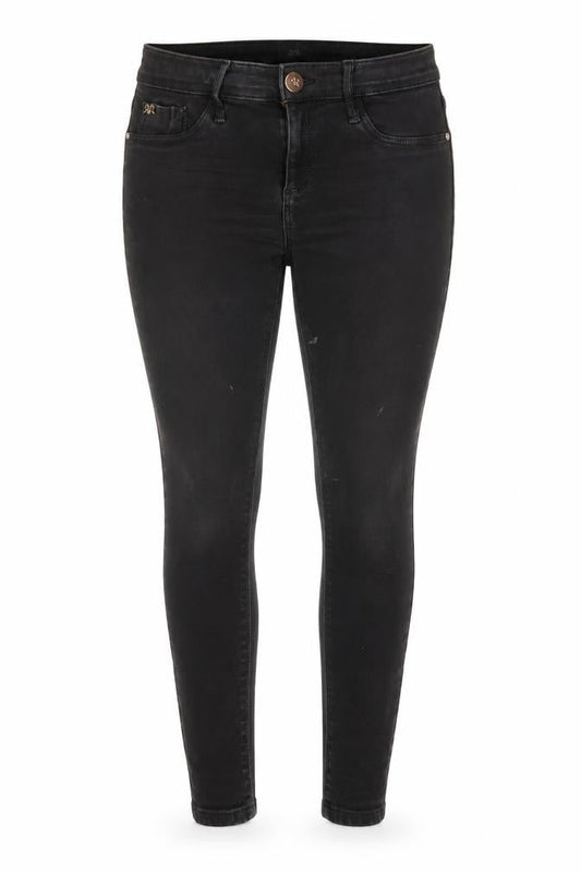 River Island Womens Black Skinny Jeans Size 10 Slim Fit Denim