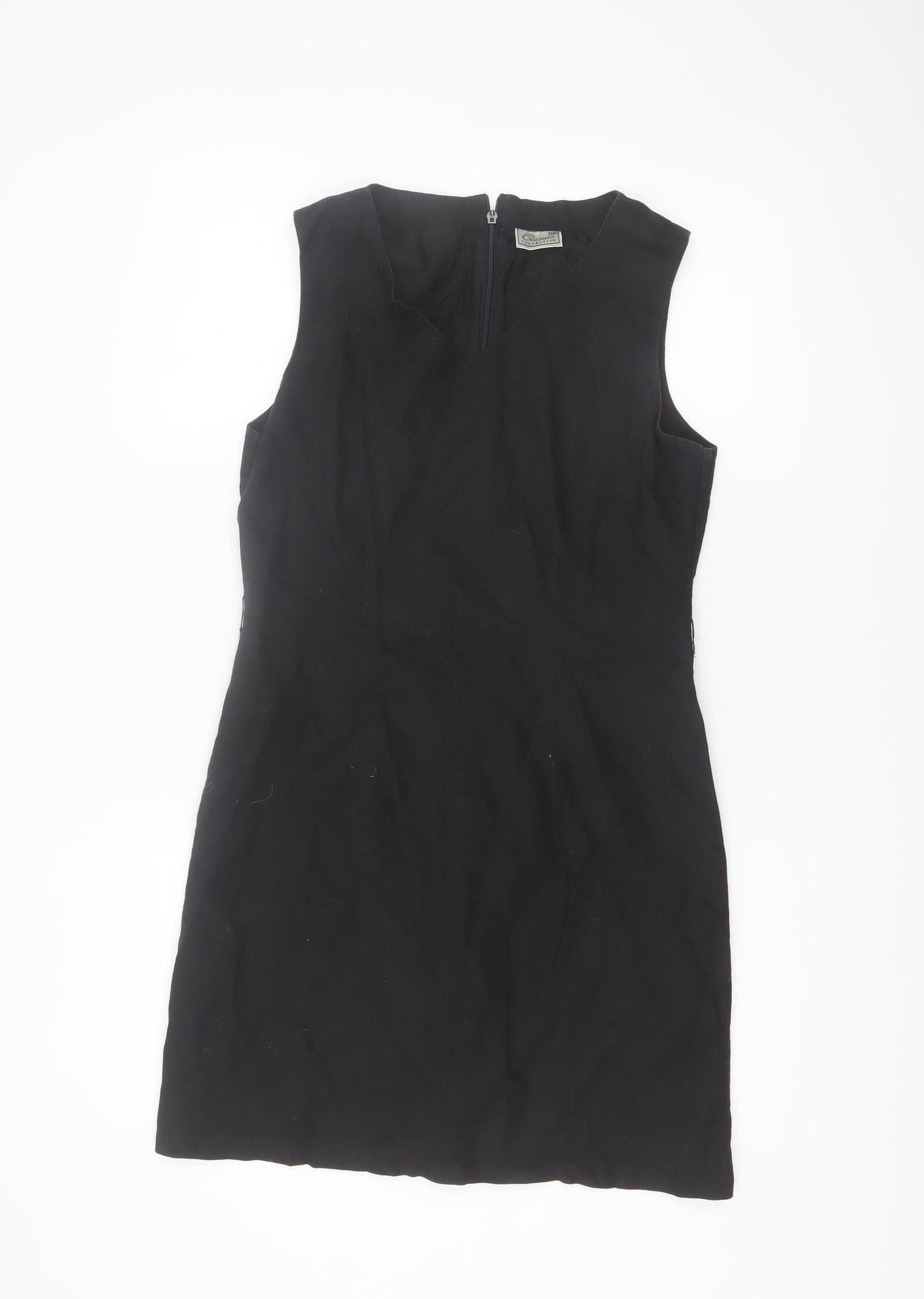 Classics Collection Women's Black Size 12 Sleeveless Sheath Dress