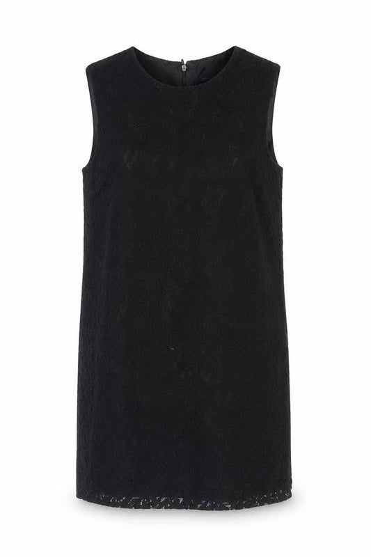 French Connection Women's Black Lace Shift Dress Size 6