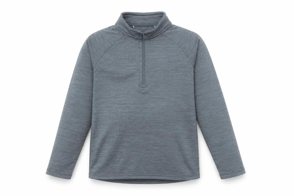 Dunnes Boys Grey 1/4 Zip Long Sleeve Activewear Top 8-9 Years