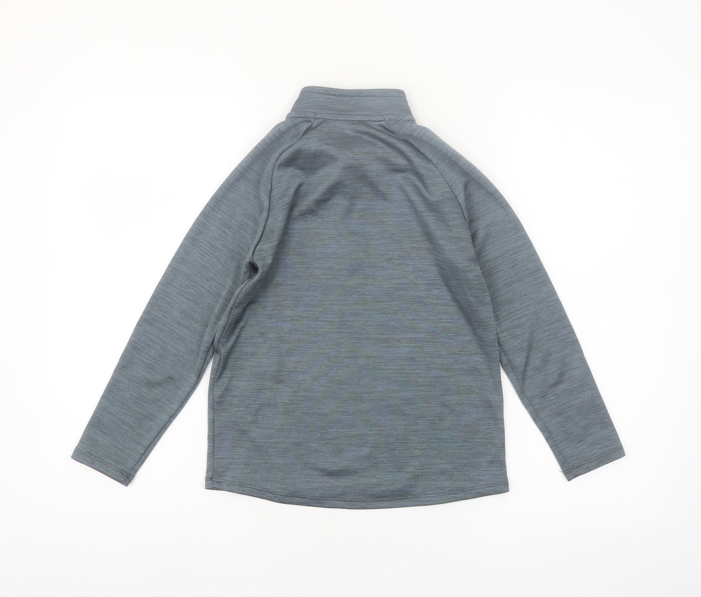 Dunnes Stores Boys Grey 1/4 Zip Long Sleeve Activewear Top 8-9 Years