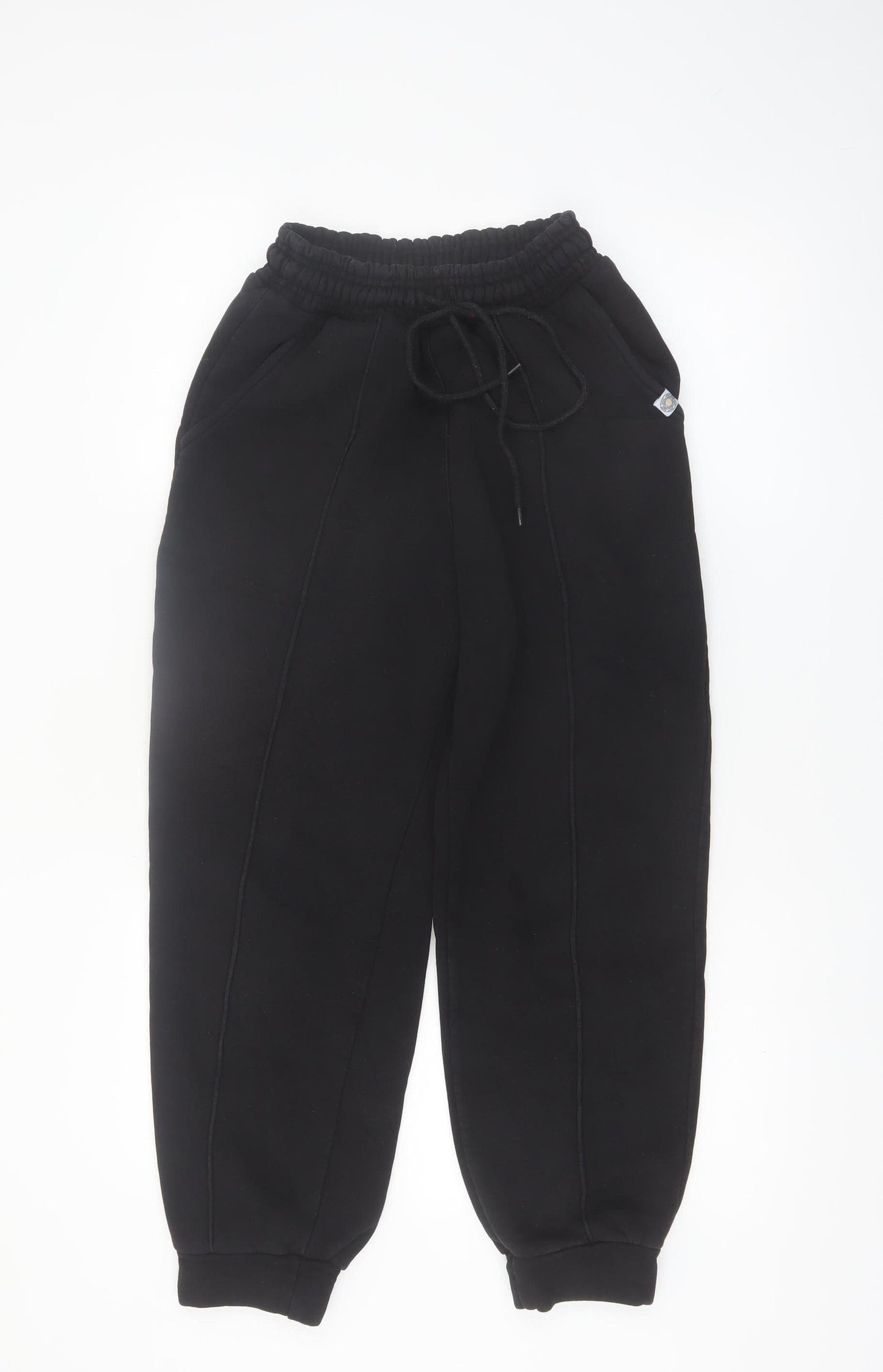 Prima Linea Women's Black Fleece Jogger Trousers S