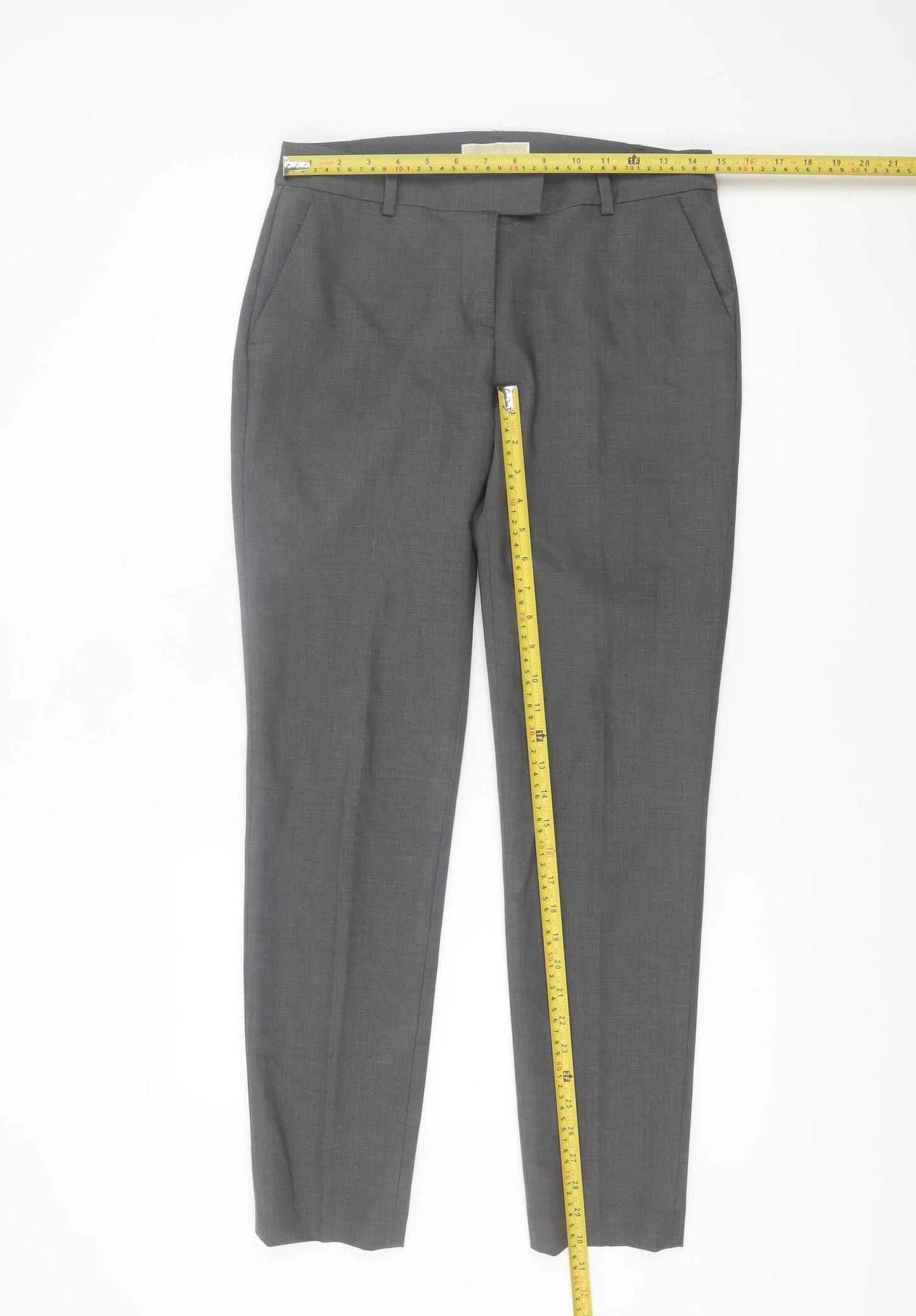 Michael Kors Womens Grey Slim Fit Dress Pants Size 4