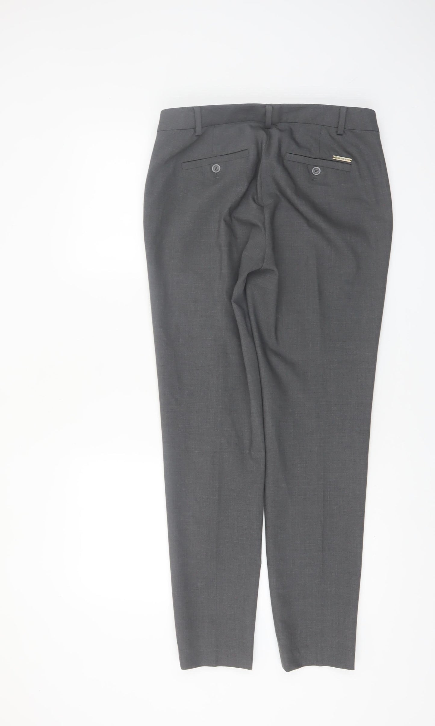 Michael Kors Womens Grey Slim Fit Dress Pants Size 4