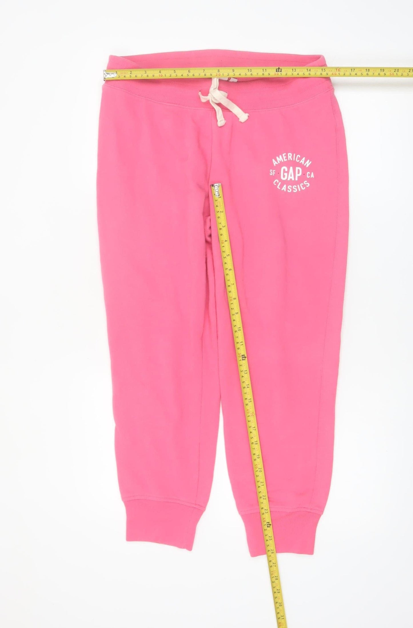 GAP Women’s Pink Jogger Sweatpants M Fleece Cotton Comfort Fit